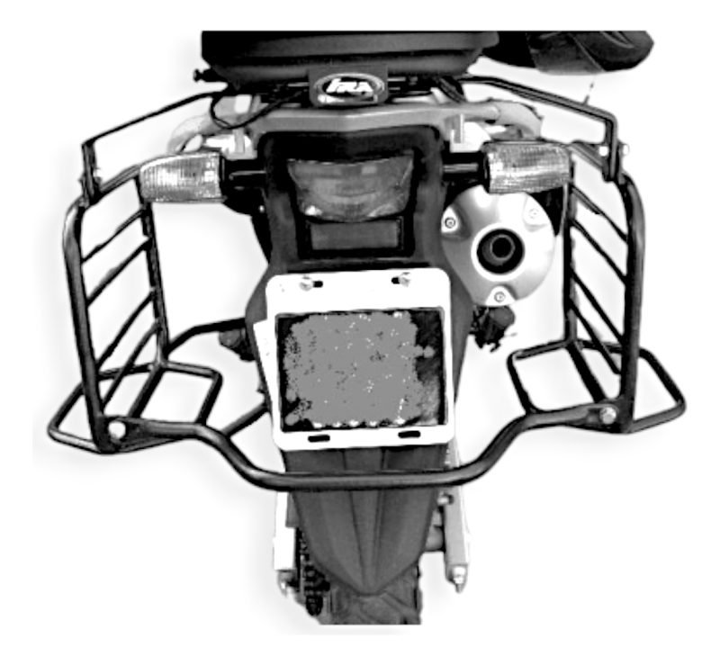 Soporte Lateral Alforjas C/base Honda Xre 300 2000-2018