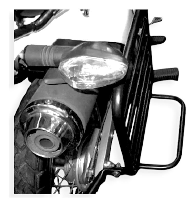 Soporte Lateral Alforjas C/base Honda Xr 125 L 2015-2020