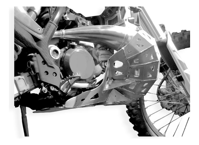 D_621195-MLA78771209967_082024-F.jpg Protector Cubrecarter Hard Enduro Husqvarna Te 250 2020-2023