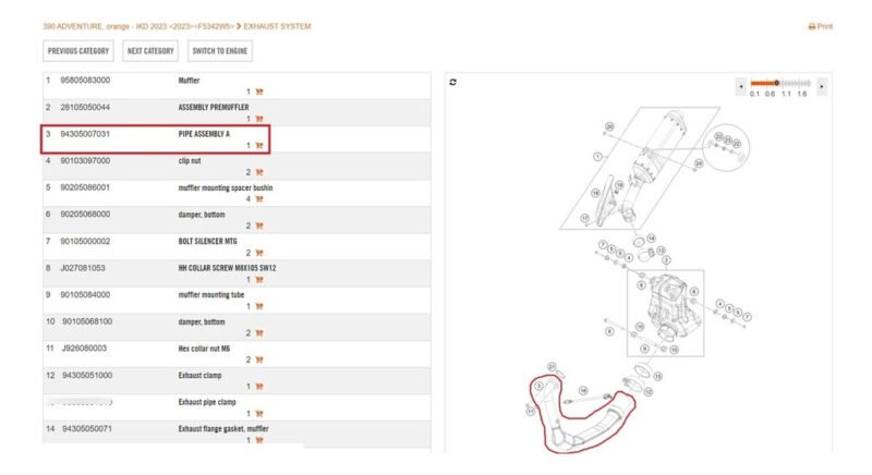 Anula Catalizador Escape Inoxidable Ktm 250 Duke 2021-2023