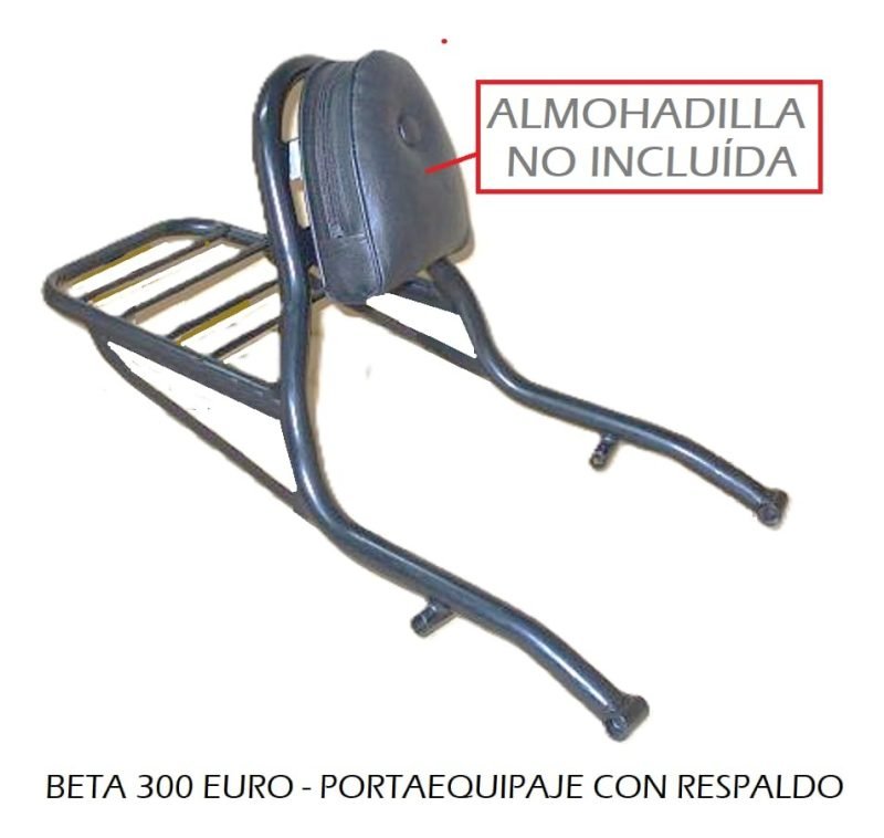 Portaequipaje Beta 300 Euro Con Respaldo