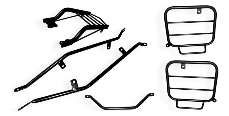 Portaequipaje + Soporte Alforjas C/base Motomel Skua 250