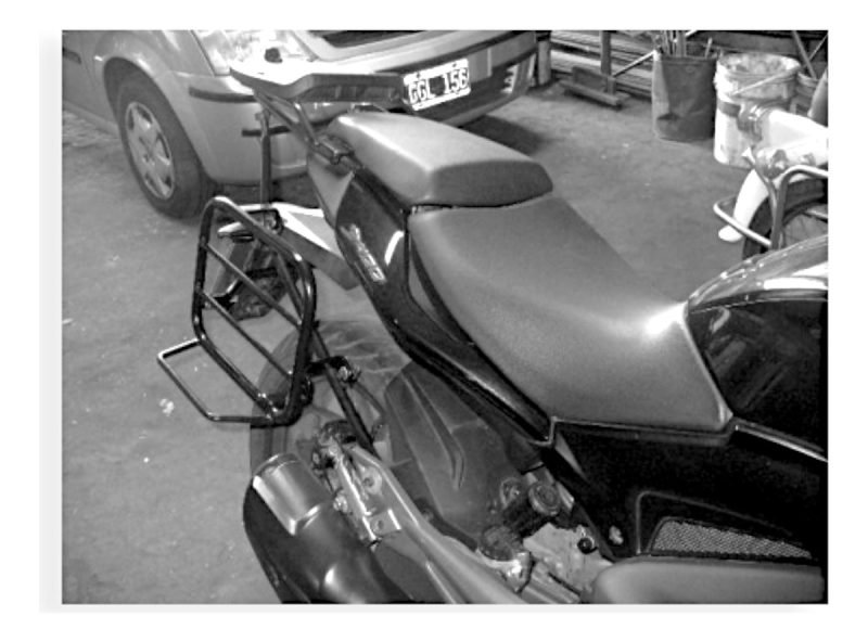 Portaequipaje + Soporte Alforjas C/base Bajaj 400 Dominar