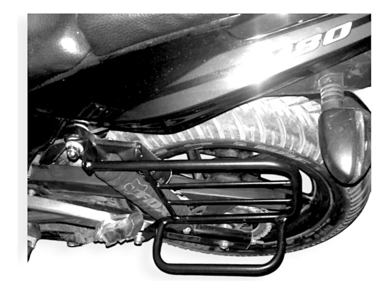 Soporte Lateral Alforjas C/base Bajaj 180 F Rouser