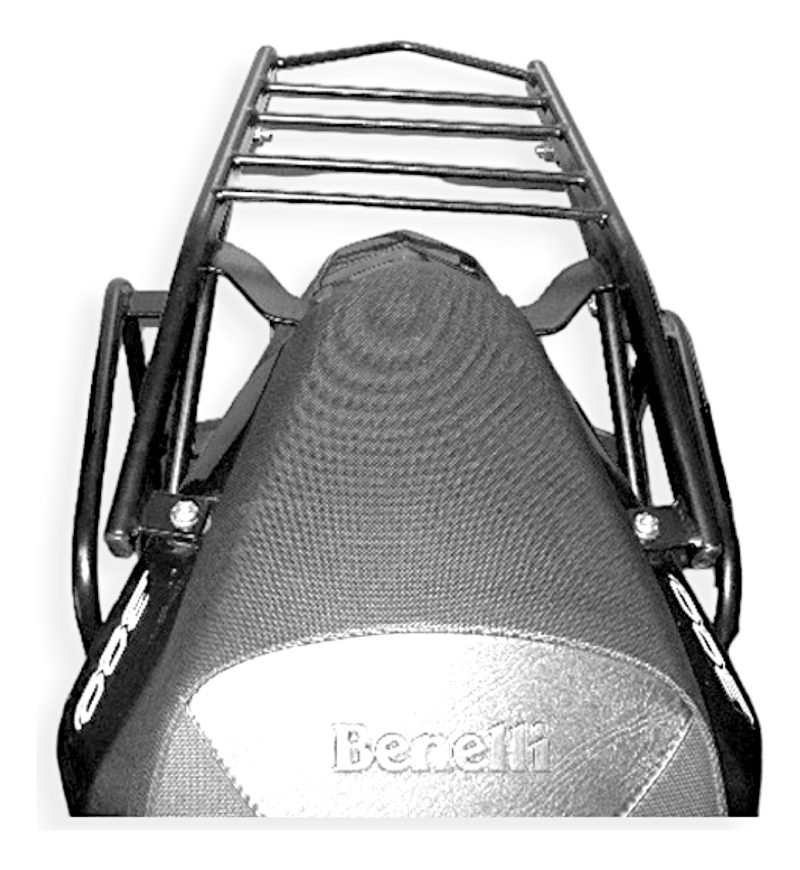 Portaequipaje + Soporte Baules Ruta 00 Benelli 300 Tnt