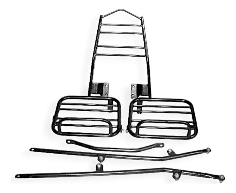 Portaequipaje + Soporte Alforjas C/base Yamaha Sz 150 Rr