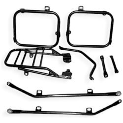 Portaequipaje + Soporte Baules Ruta 00 Bajaj 400 Dominar