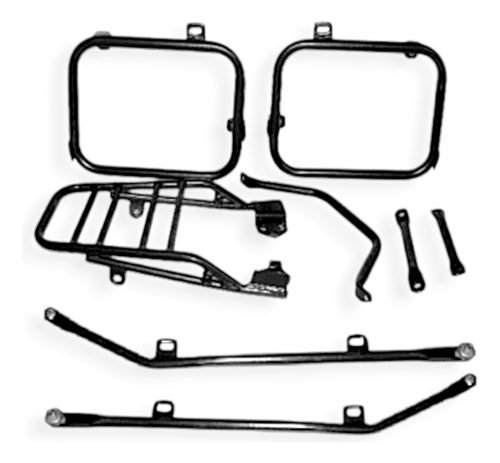 Portaequipaje + Soporte Baules Ruta 00 Bajaj 400 Dominar