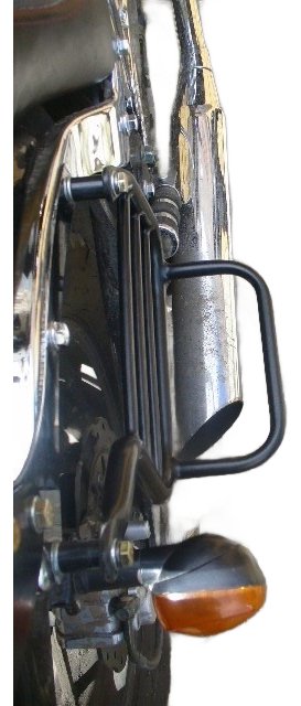 Soporte Lateral Alforjas C/base Jawa 350 Daytona