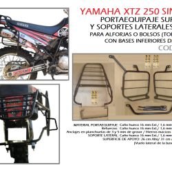 D_829436-MLA100959604457_122025-F.jpg Portaequipaje+soportes Alforjas Yamaha Xtz250 Lander Sin Abs