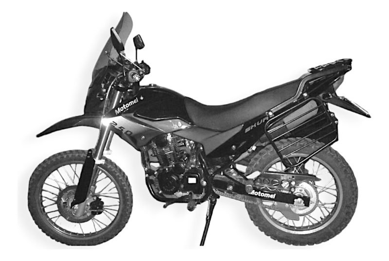 Portaequipaje + Soporte Lateral S/base Motomel Skua 250