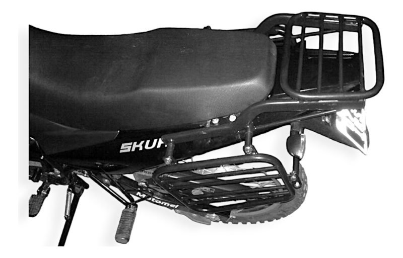 Portaequipaje + Soporte Lateral S/base Motomel Skua 250