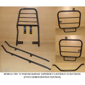 Portaequipaje + Soporte Alforjas C/base Benelli Tnt 15