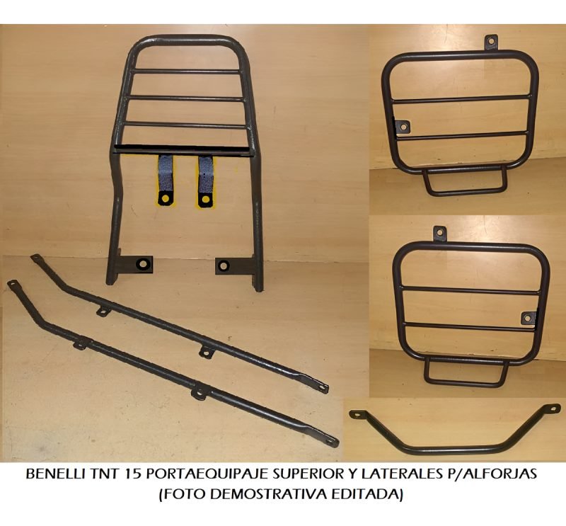 Portaequipaje + Soporte Alforjas C/base Benelli Tnt 15