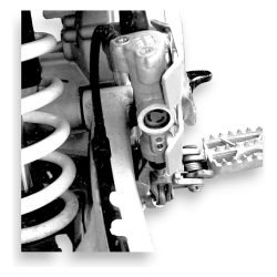 Protector Bomba De Freno Trasero Honda Crf 250 X 2004-2017