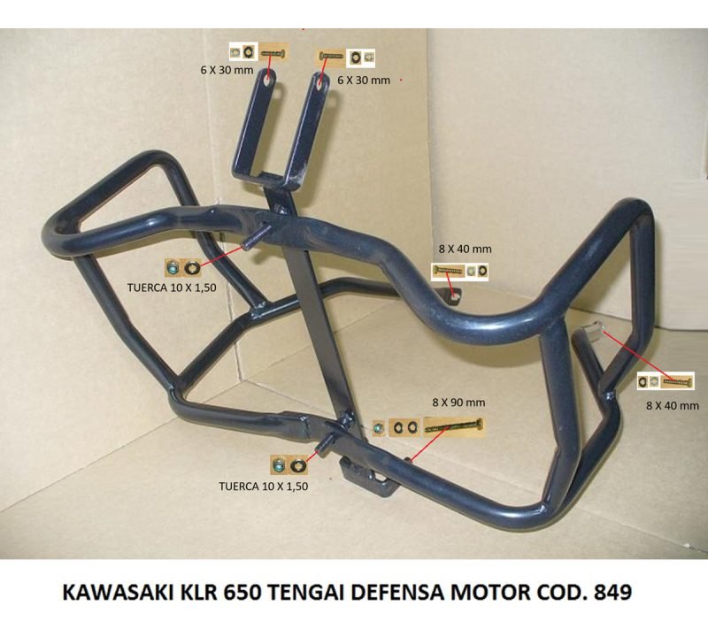 Defensa Motor Kawasaki Klr 650 Tengai