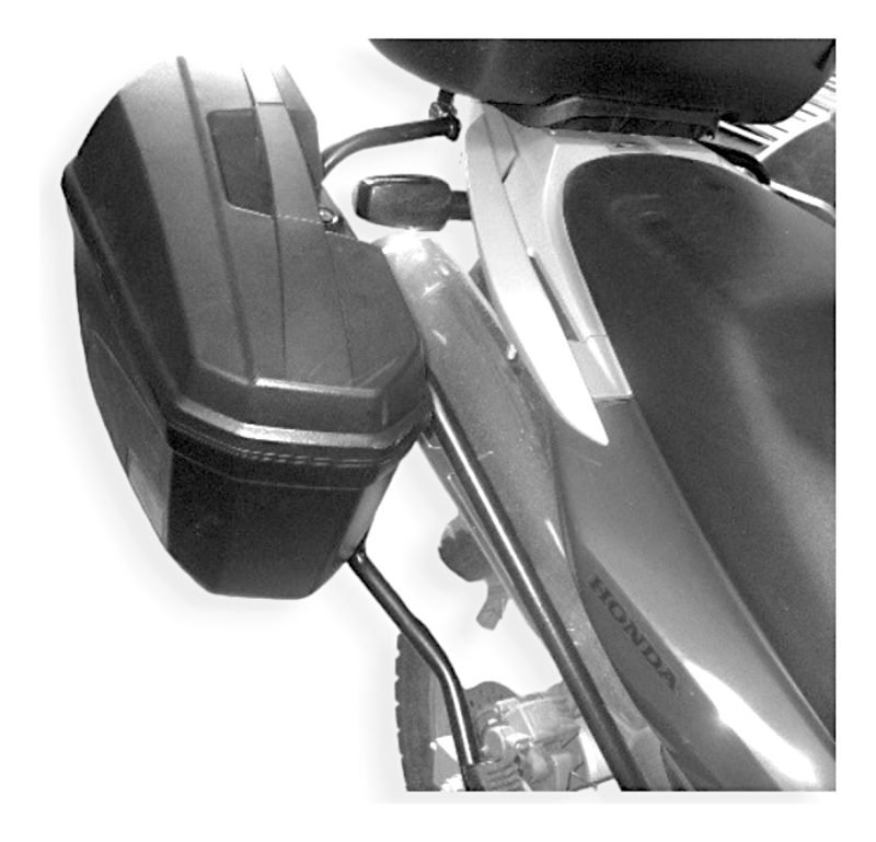 Soporte Lateral Baules Kappa Honda Nx 400 Falcon 2014-2020