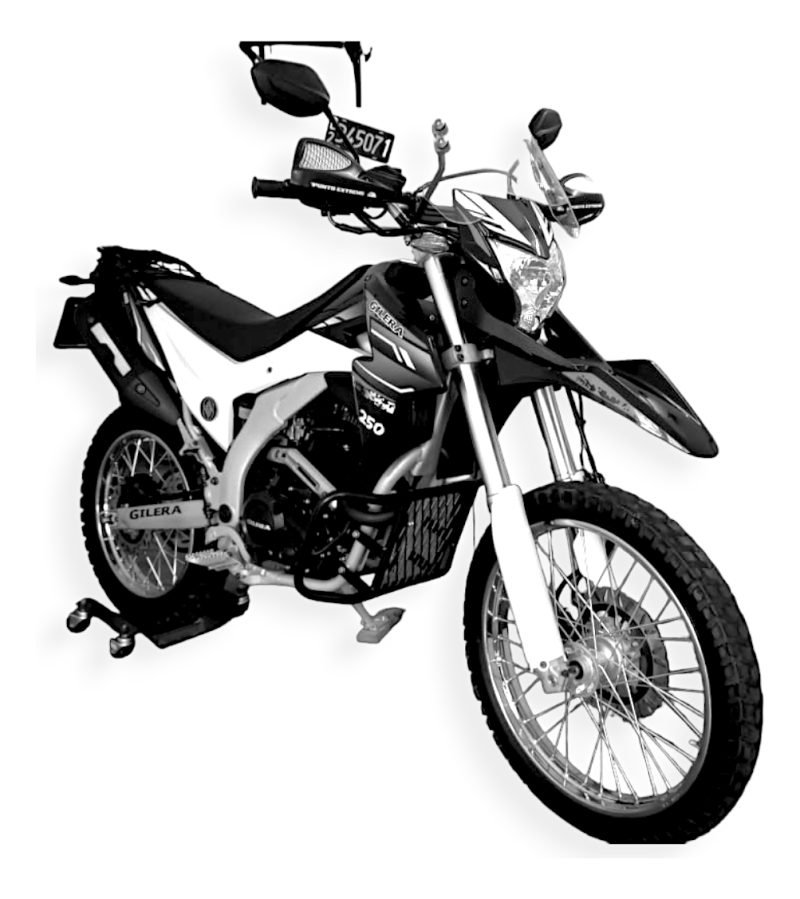 Defensa Motor Gilera 250 Smx