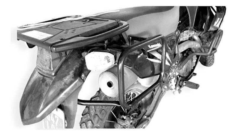 Soporte Lateral Baules Ruta00 Kawasaki Klr 650 2008-2016