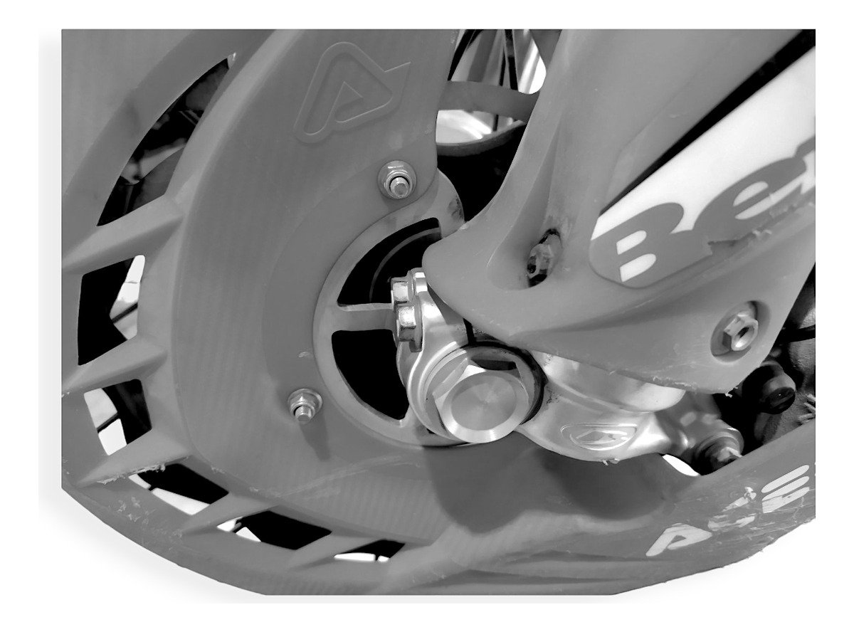 Soporte P/ Protector Disco Delantero Beta Rr 400 2011-2019