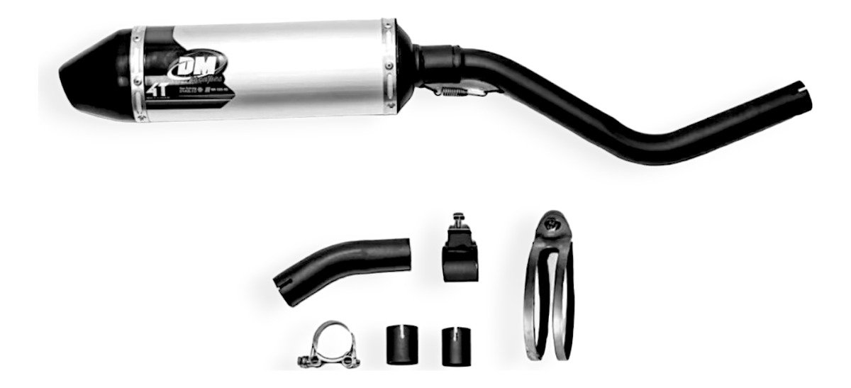 Sileciador Deportivo Dm Motomel Xmm 250 Tapa Carbono