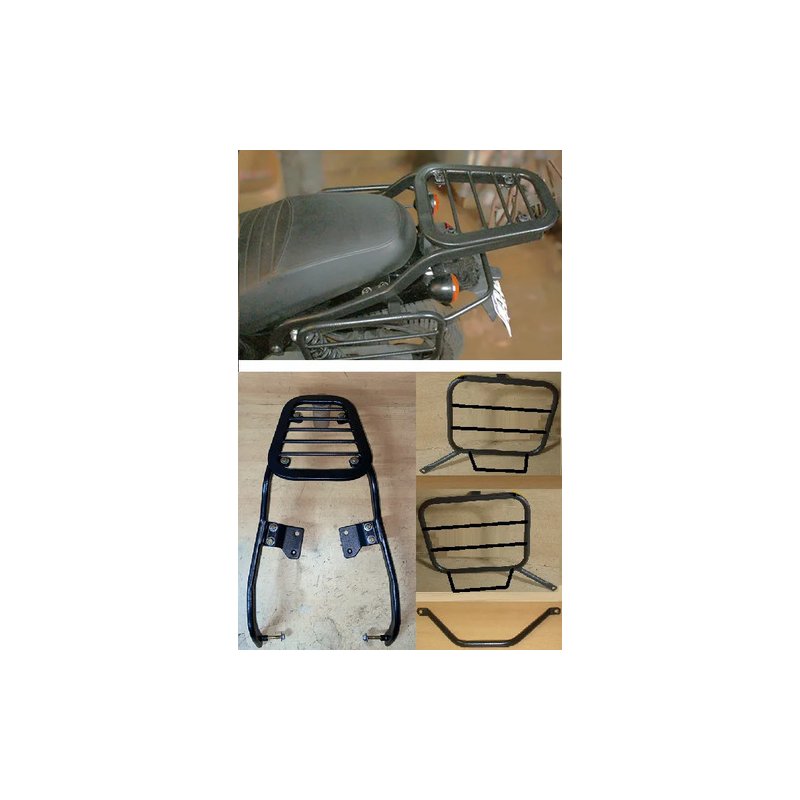 Portaequipaje + Soporte Bolsos C/b Royal Enfield Huntr 350