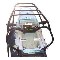 Portaequipaje + Soporte Bolsos C/base Motomel 150 Skua V6