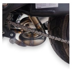Anula Catalizador Escape Inox Ducati 400 Scrambler 2016-19