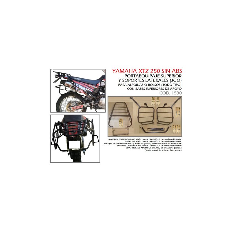 D_686996-MLA109812110097_032026-O.jpg Portaequipaje + Soporte Bolsos Yamaha Xtz 250 Lander S/abs