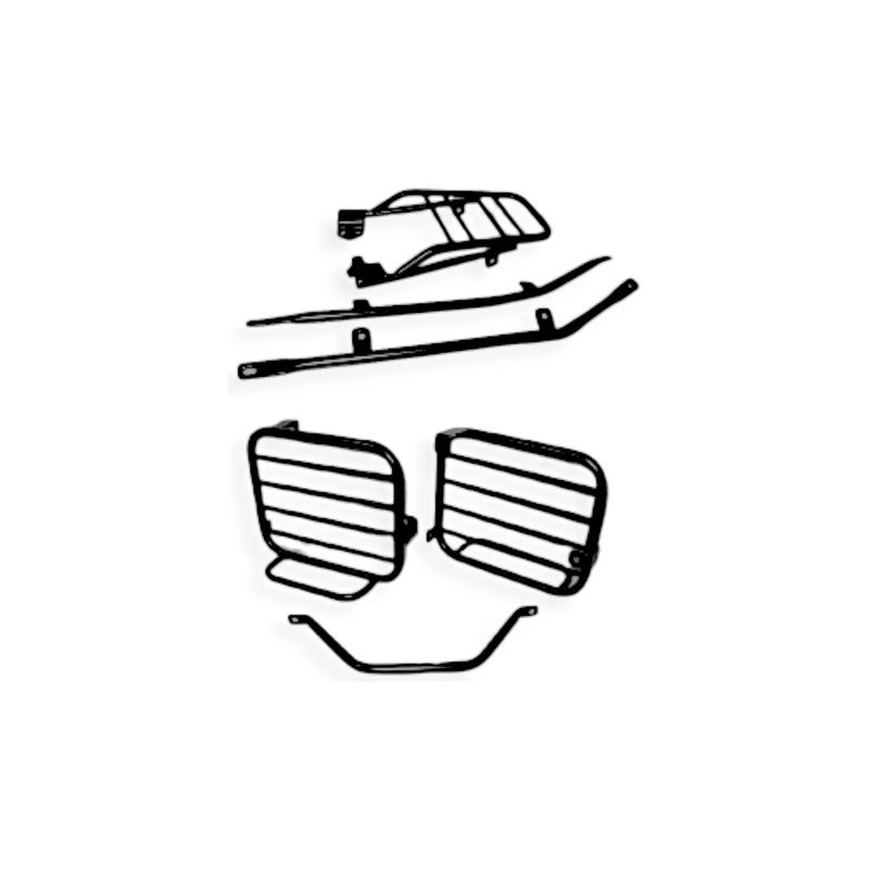 Portaequipaje + Soporte Bolsos C/base Bajaj 400 Dominar