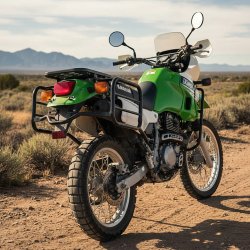 Soporte Lateral Bolsos S/base Kawasaki Klr 650 Tengai 89-95