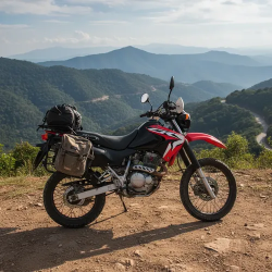 Portaequipaje + Soporte Bolsos S/base Honda Xr 250 Tornado